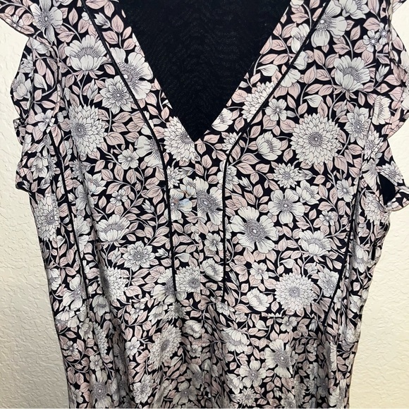 Rebecca Taylor 100% Silk Floral Dress Size 2 - Picture 2 of 8